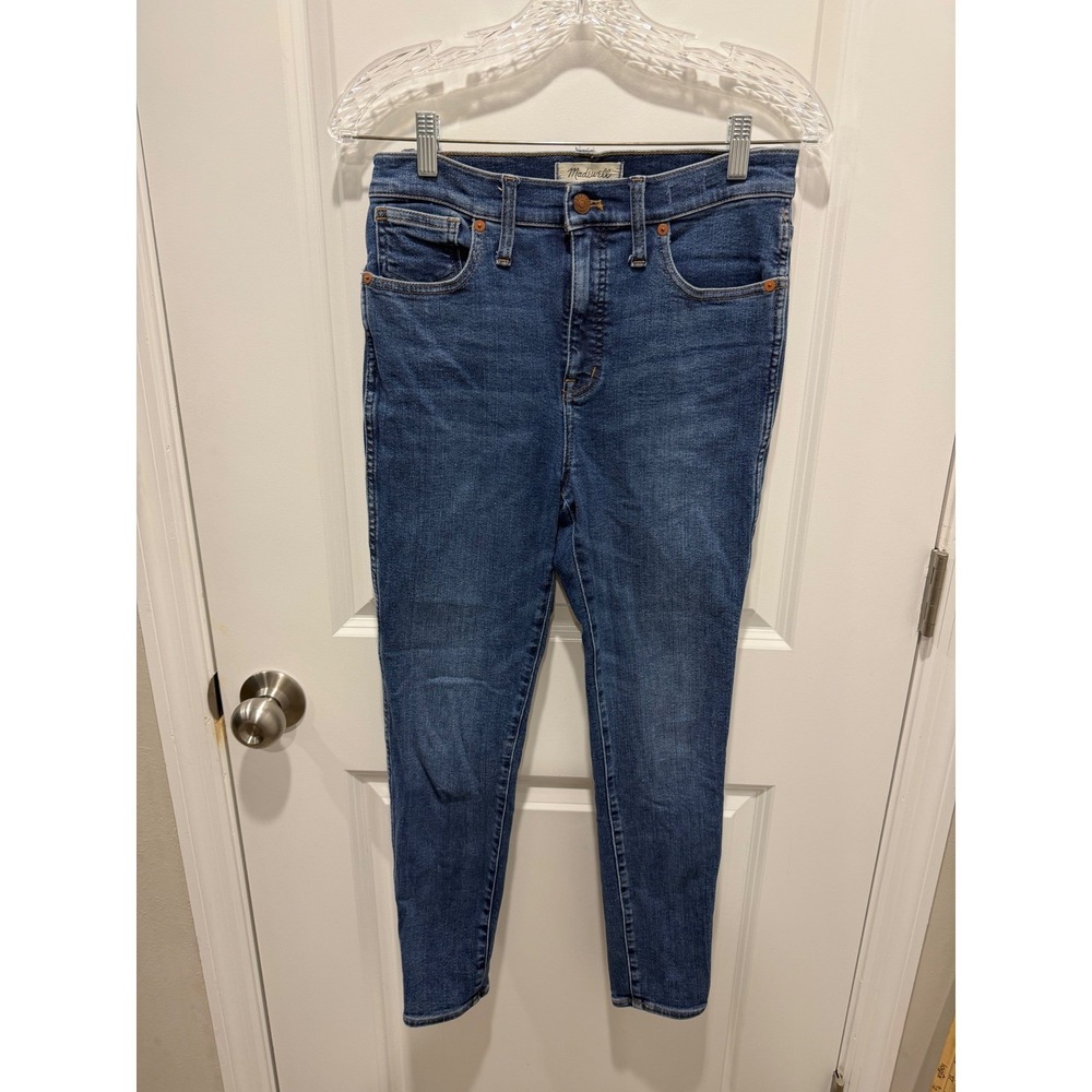 Madewell Womens Skinny Jeans 10 High-Rise Blue 27P
